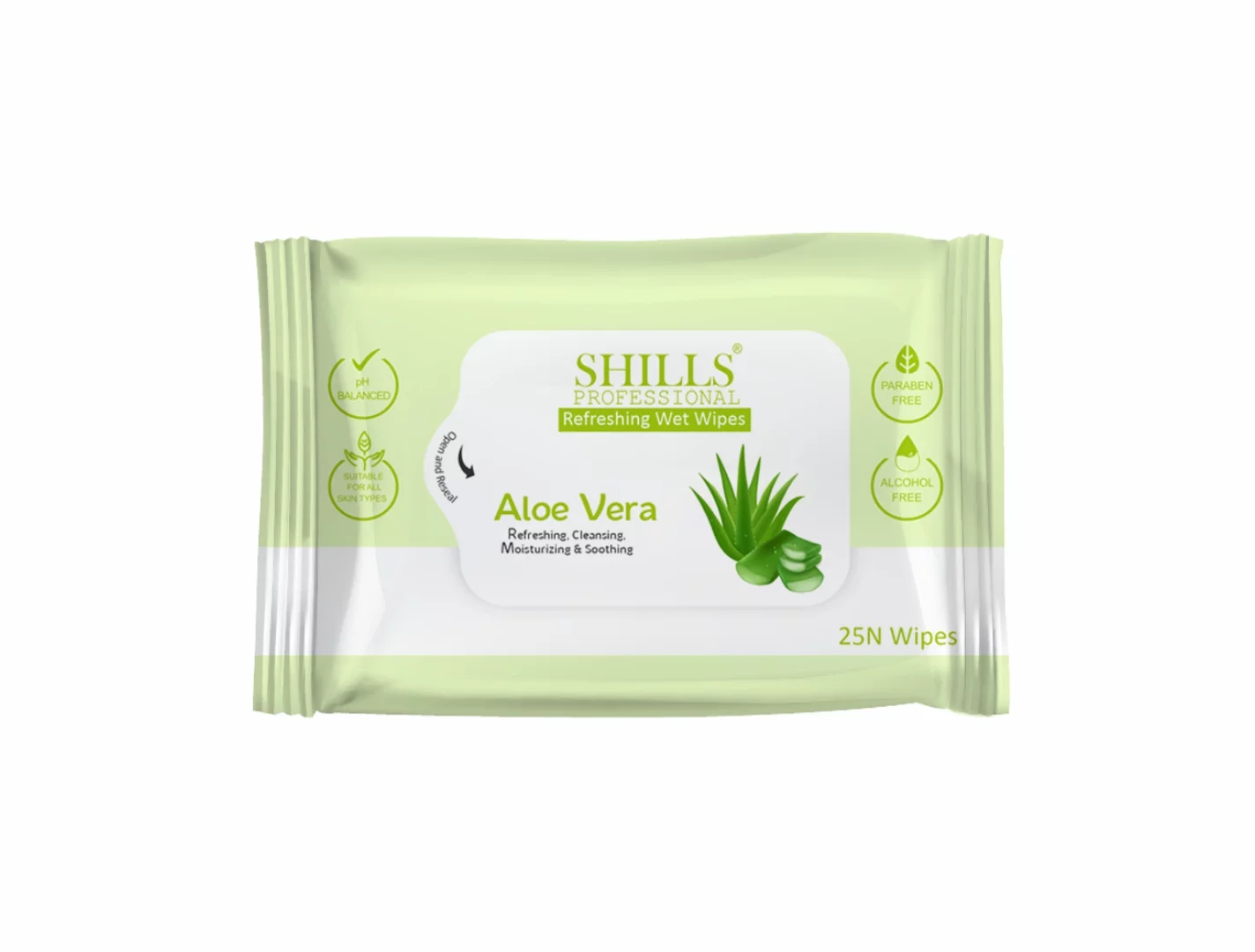 Shills Professional Wet Wipes - Aloe vera