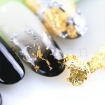 Bolt Bee Nail Foil Paper Golden And Silver 12Pc Set