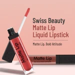 Swiss Beauty Matte Lip Liquid Lipstick - 26 Purple Villain