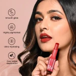 Swiss Beauty Satin Comfort Lipstick - 18 Intense Red