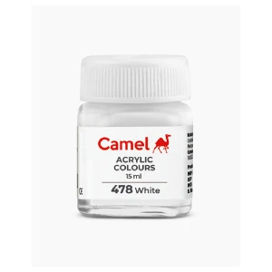 Camel Fabrica Acrylic Color - White 478