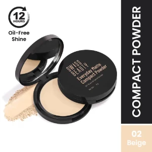 Swiss Beauty Everyday Matte Compact 02 Beige