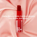 Swiss Beauty Satin Comfort Lipstick - 17 Red Dahlia