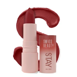 Swiss Beauty Stay All Day Lipstick - 05 Bossy