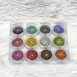 Bolt Bee Nail Art Colour Full Glitter - Set Of 12