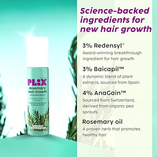 Plix Rosemary Hair Growth Roll On Serum - 10ml